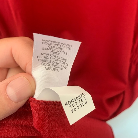 J Jill Wearever Collection Women’s Size Small True Red Dress - Picture 9 of 10